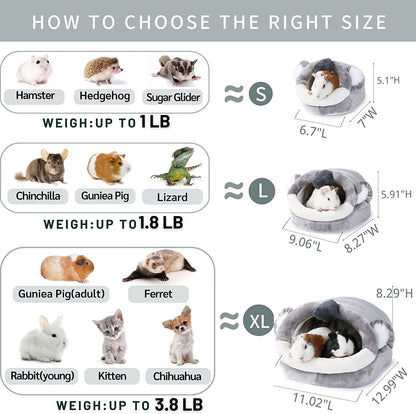 Warmer Hedgehog Supplies Toys House Cage Accessories Bed Sleeping Bag (L,Koala)