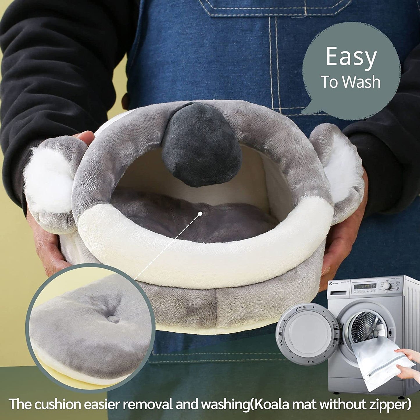 Warmer Hedgehog Supplies Toys House Cage Accessories Bed Sleeping Bag (L,Koala)